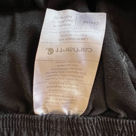 Carhartt Men's Black Cargo Medical Scrubs - Picture 8 of 12